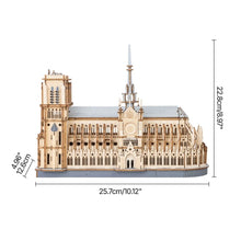 Cargar imagen en el visor de la galería, Puzzle 3D - Catedral de París