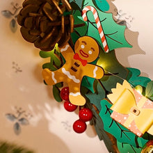 Cargar imagen en el visor de la galería, Puzzle 3D - Corona de Navidad