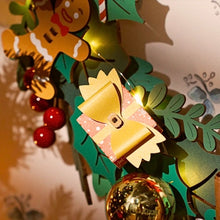 Cargar imagen en el visor de la galería, Puzzle 3D - Corona de Navidad