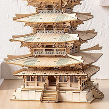 Cargar imagen en el visor de la galería, Puzzle 3D Pagoda de Cinco Pisos