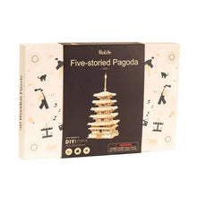 Cargar imagen en el visor de la galería, Puzzle 3D Pagoda de Cinco Pisos
