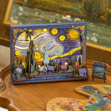 Cargar imagen en el visor de la galería, Puzzle 3D - La noche estrellada Figured'Art