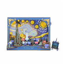 Cargar imagen en el visor de la galería, Puzzle 3D - La noche estrellada