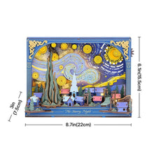 Cargar imagen en el visor de la galería, Puzzle 3D - La noche estrellada