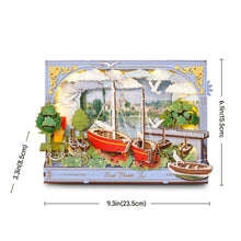 Cargar imagen en el visor de la galería, Puzzle 3D - Barcos rojos