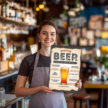 Cargar imagen en el visor de la galería, Pintar por Números Póster Metálico - Cerveza alrededor del Mundo