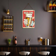 Cargar imagen en el visor de la galería, Pintar por Números Póster Metálico - Zona de Cerveza