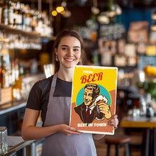 Cargar imagen en el visor de la galería, Pintar por Números Póster Metálico - Chico de Cerveza Fresca