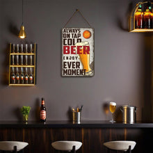 Cargar imagen en el visor de la galería, Pintar por Números Póster Metálico - Vaso de Cerveza Fría Vintage