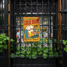 Cargar imagen en el visor de la galería, Pintar por Números Póster Metálico - Cerveza Fría para la Cena
