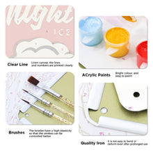 Cargar imagen en el visor de la galería, Pintar por Números Póster Metálico - Dale a tu cerebro la noche libre