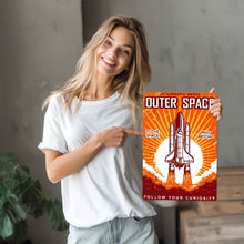 Cargar imagen en el visor de la galería, Pintar por Números Póster Metálico - Viaje al Espacio Exterior