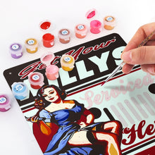 Cargar imagen en el visor de la galería, Pintar por Números Póster Metálico - Taller Willys