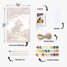 Cargar imagen en el visor de la galería, Pintar por Números Póster Metálico - Buffalo Bill