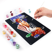 Cargar imagen en el visor de la galería, Pintar por Números Póster Metálico - Glamour de Las Vegas
