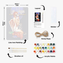 Cargar imagen en el visor de la galería, Pintar por Números Póster Metálico - Glamour de Las Vegas