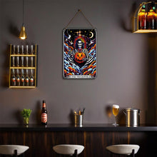 Cargar imagen en el visor de la galería, Pintar por Números Póster Metálico - El Bromista Rayas en Blanco y Negro