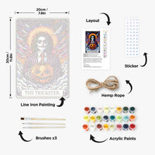 Cargar imagen en el visor de la galería, Pintar por Números Póster Metálico - El Bromista Halo y Nubes