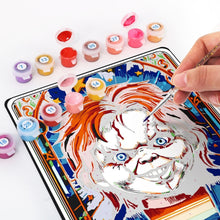 Cargar imagen en el visor de la galería, Pintar por Números Póster Metálico - La Muñeca Roja Asesina