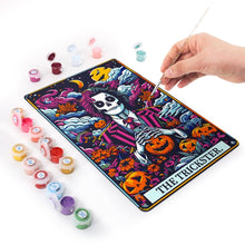 Cargar imagen en el visor de la galería, Pintar por Números Póster Metálico - El Bromista Jardín Nocturno