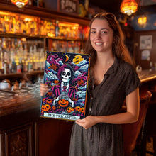 Cargar imagen en el visor de la galería, Pintar por Números Póster Metálico - El Bromista Jardín Nocturno