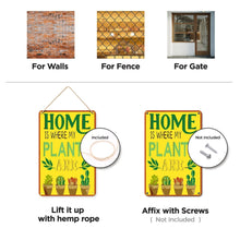 Cargar imagen en el visor de la galería, Pintar por Números Póster Metálico - El Hogar Está Donde Están Mis Plantas