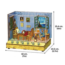 Cargar imagen en el visor de la galería, Puzzle 3D - El Dormitorio de Vincent