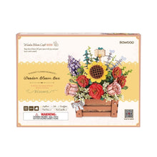 Cargar imagen en el visor de la galería, Puzzle 3D Caja de Flores de Madera