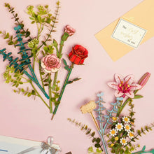 Cargar imagen en el visor de la galería, Puzzle 3D Cesta de Flores de Madera