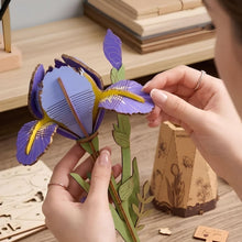 Cargar imagen en el visor de la galería, Puzzle 3D - Iris morado