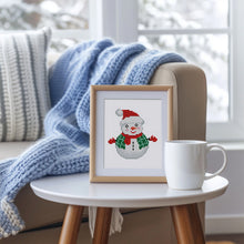 Cargar imagen en el visor de la galería, Mini Diamond Painting 15x20cm (2 piezas) - Cerezas y Muñeco de nieve