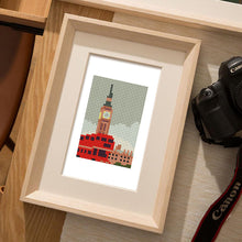 Cargar imagen en el visor de la galería, Mini Diamond Painting 15x20cm (2 piezas) - Bebidas y Autobús de Dos Pisos