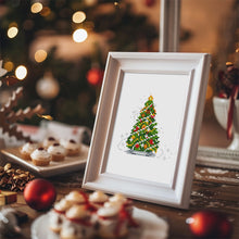 Cargar imagen en el visor de la galería, Mini Diamond Painting 15x20cm (2 piezas) - Huevos de Pascua y Árboles de Navidad