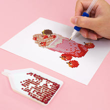 Cargar imagen en el visor de la galería, Mini Diamond Painting 15x20cm (2 piezas) - Bebidas y Flores