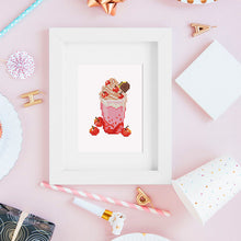 Cargar imagen en el visor de la galería, Mini Diamond Painting 15x20cm (2 piezas) - Bebidas y Flores