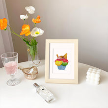 Cargar imagen en el visor de la galería, Mini Diamond Painting 15x20cm (2 piezas) - Cóctel y Cupcake