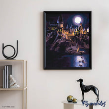 Cargar imagen en el visor de la galería, Harry Potter - Castillo de Hogwarts de noche