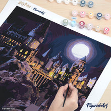 Cargar imagen en el visor de la galería, Harry Potter - Castillo de Hogwarts de noche