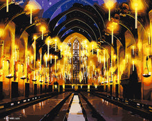Cargar imagen en el visor de la galería, Pintar por numeros Figured'Art - Harry Potter - Gran Comedor