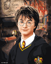 Cargar imagen en el visor de la galería, Pintar por numeros Figured'Art - Retrato de Harry Potter