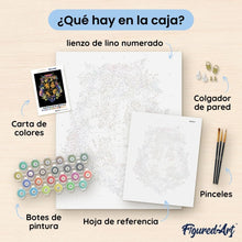 Cargar imagen en el visor de la galería, Harry Potter - Escudo floral de Hogwarts