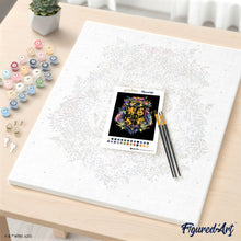 Cargar imagen en el visor de la galería, Harry Potter - Escudo floral de Hogwarts