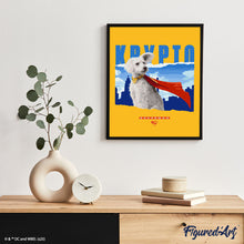 Cargar imagen en el visor de la galería, Superman - Krypto con el skyline