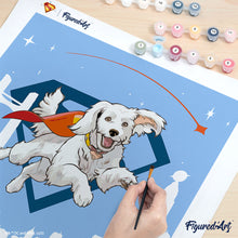 Cargar imagen en el visor de la galería, Superman - Krypto volando
