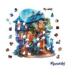 Cargar imagen en el visor de la galería, Puzzle de madera - Casa Encantada