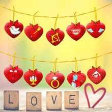 Cargar imagen en el visor de la galería, Adorno de Árbol de Navidad Amor Conjunto de 10 piezas