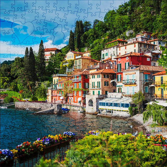 Puzzle de madera - Pueblo Lakeside