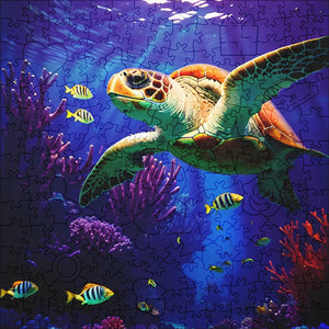 Puzzle de madera - Tortuga Marina