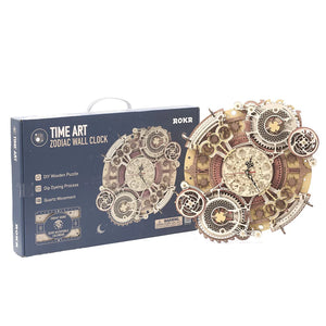 Puzzle 3D Reloj de pared del zodiaco