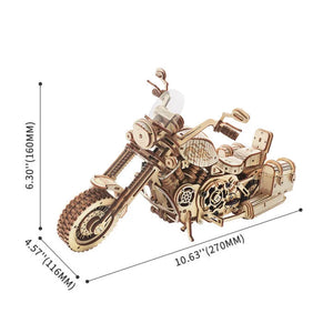 Puzzle 3D Moto de tipo cruiser